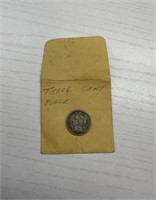 1865 3-Cent Piece