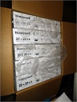 New Box of 5 Honeywell 20 x 20 x 4 Air Filters