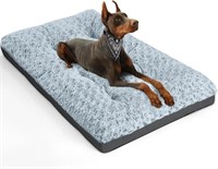 Large Dog Bed  36x23x3.5  Grey  Washable