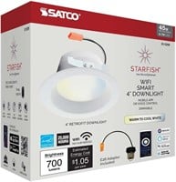 4" Satco 8.7W LED Recessed Downlight A113