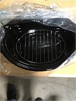All black ceramic crock pot