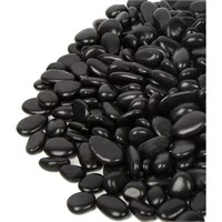 5  Pounds Black Pebbles Decorative AZ14