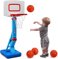 SUPER JOY Toddler Basketball Hoop  Adjustable