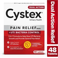 $12.96 Cystex Dual Action UTI Relief 48ct AZ14