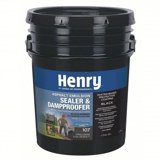 4.5GAL HENRY Sealer and Dampproofer: Asphalt B40