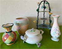 Miscellaneous Decorative Vases & Trinket Box