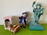 Annalee Mobilitee USA Dolls, Uncle Sam Hat ++