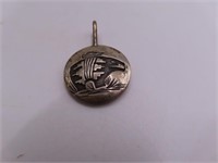early Pawn 2sided 1" Engraved Pendant