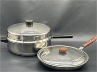 Vintage Cookware, 1 is Aluminum Clad Farberware