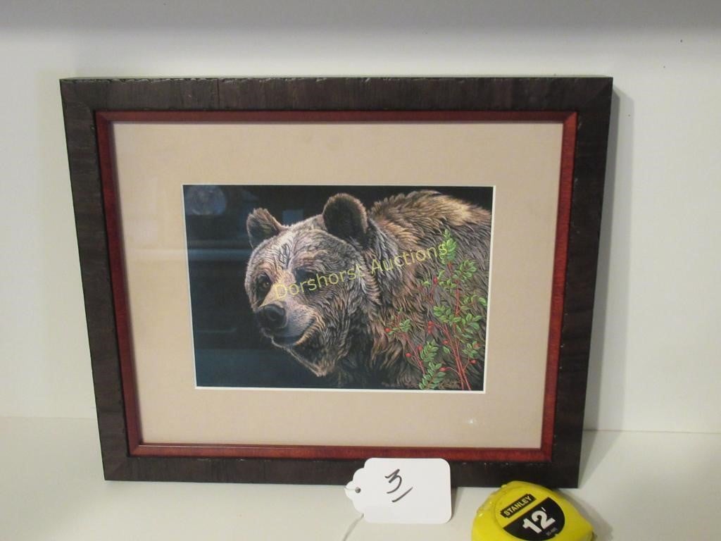 "GRIZZLY ENCOUNTER" - GICLEE ART BY MART