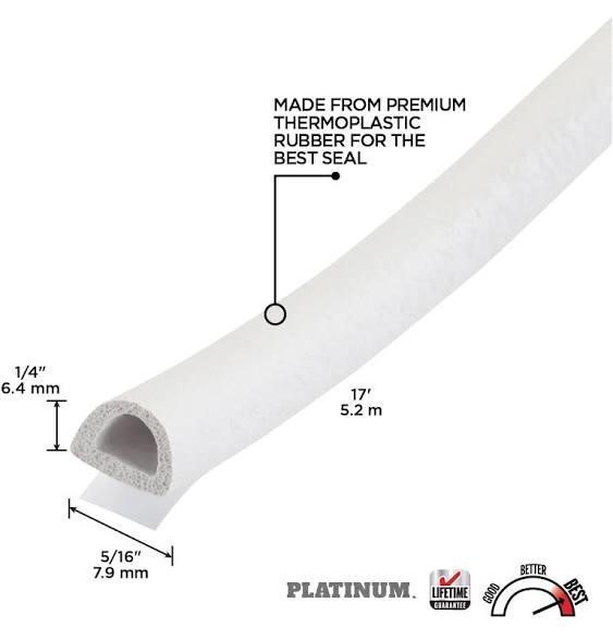 Thermoplastic Rubber Platinum Window Seal Gaps