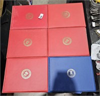 6 EMPTY Military Display Folders