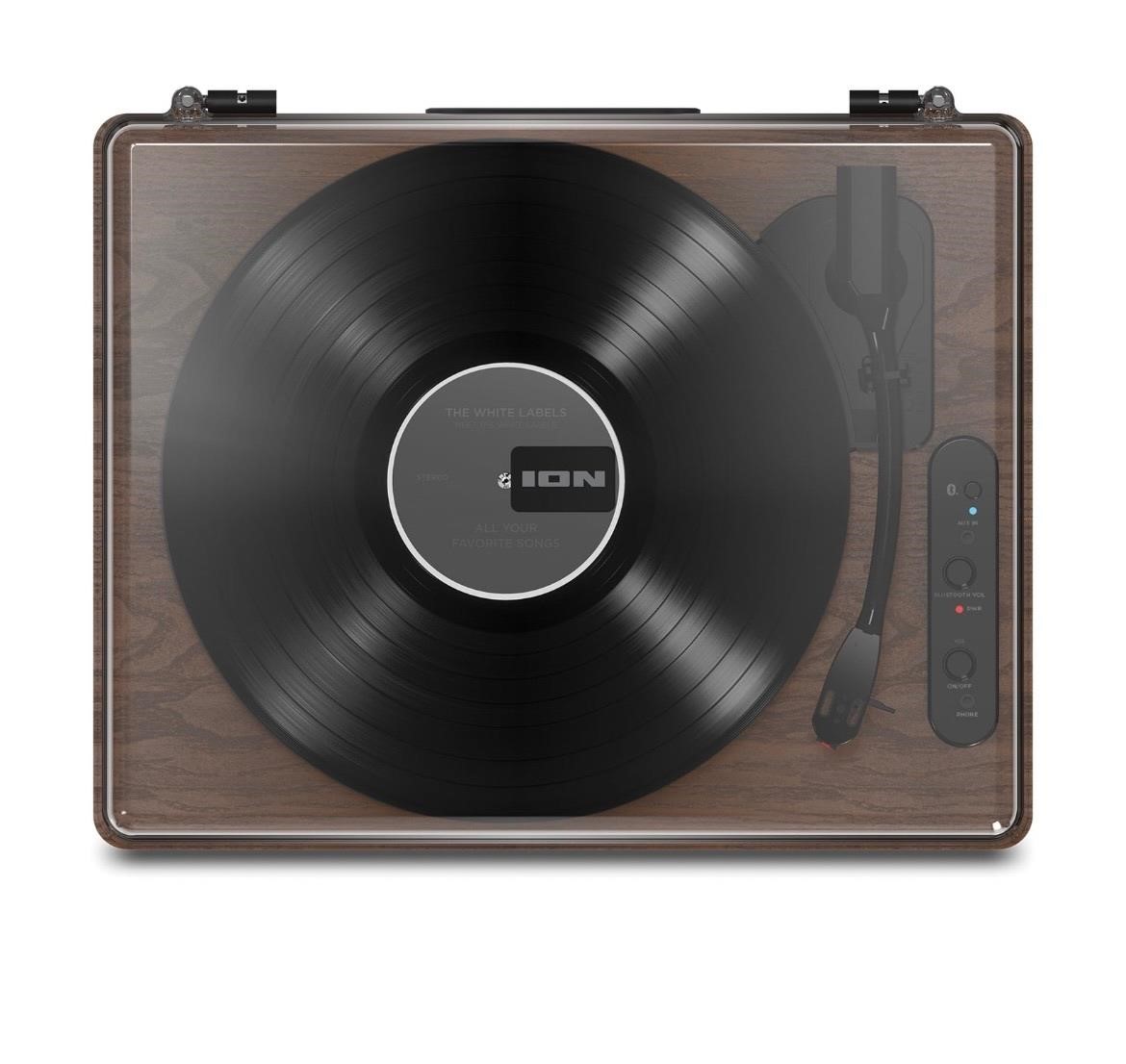 Turntable with Bluetooth, Built-in Stereo Speakers