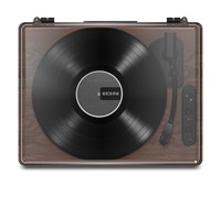 Turntable with Bluetooth, Built-in Stereo Speakers