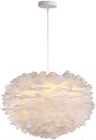 White Feather Chandelier for Bedroom/Living