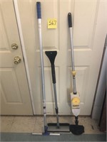 3 cleaning tools, deckmate, etc.