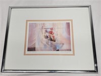 Brent Heighton Veiled Flowers, signed print - T
