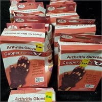Copper Hands, Arthritis Gloves.10 pairs  - G