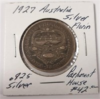 1927 Australia Silver Florin .925