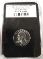 1963 Washington Quarter Silver Proof