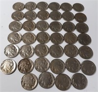 Bag of 40 Full Date Buffalo Nickels