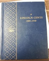 Lincoln Cent Book with Some Cents