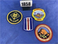 Scout Badges, Red Sword, Klondike 2004,
