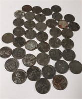 Bag of 40 Steel War Cents