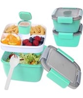 (new)Leak-Proof Salad Containers with Large Salad
