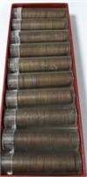 10 Rolls Wheat Cents 1920's-1950's