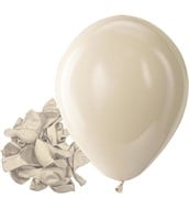 (new)White Sand Latex Party Balloons - 150 Pack 5