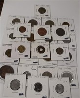 Lot of 26 Foreign Coins