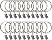 (Sealed/New)Curtain Rings With Clips
20 Curtain