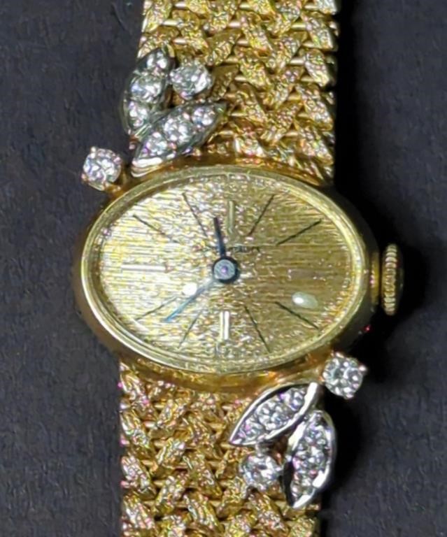 14kt Gold Baume & Mercier Ladies Watch