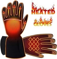 (new) Size:L Winter Heated Gloves for Men Women