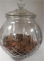 Jar with Assorted Coins 4lb14oz