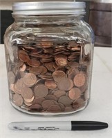 Jar Full of Pennies