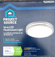 Project Source Adjustable White 14LED Light $35