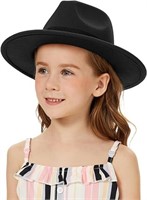 SAJUZEN Kids Fedora Hats Wide Brim Panama