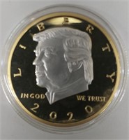 Donald Trump Challenge Coin - Gold & Silver Style