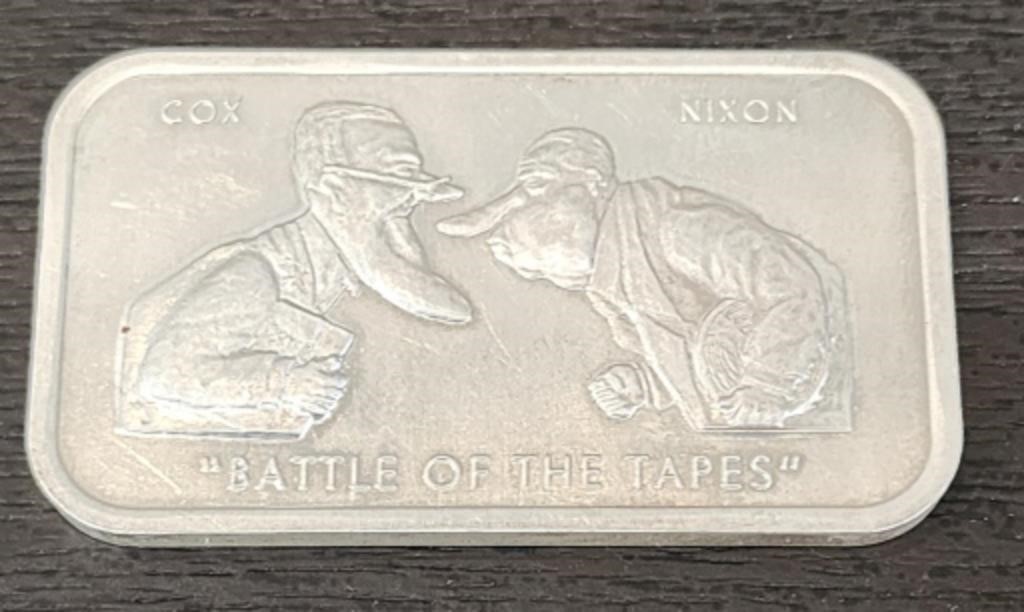 Battle of the Tapes 1 oz. Silver Bar