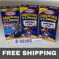 Nat'l Democrat Convention Kraft Mac&Cheese Boxes
