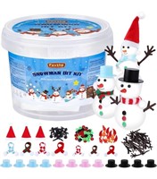 (new)3 Pack Christmas Snowman DIY Kit Build
