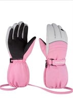 (Size M)Kids Snow Gloves for Boys Girls,Kids