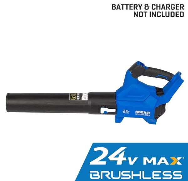 Kobalt 24-volt Handheld Leaf Blower $120