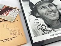 Brooks Robinson Autographed Photo and Book
