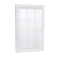 Project Source 30-in x 64-in Cordless Mini Blinds