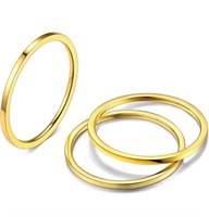 Bestyle Knuckle Stacking Rings for Women, 1mm