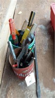 TOOL LOT- CONTENTS OF TWO BUCKETS OF TOOLS