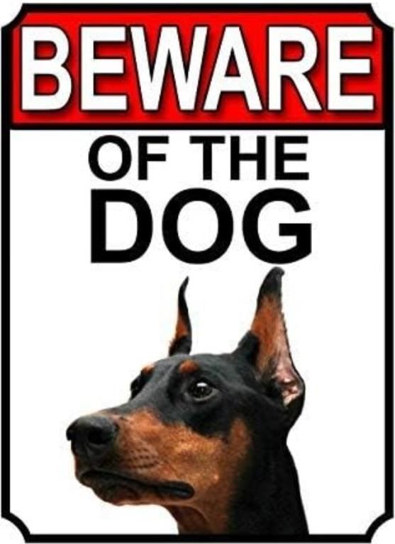 (New sealed - packed) Beware of The Dog Aluminum